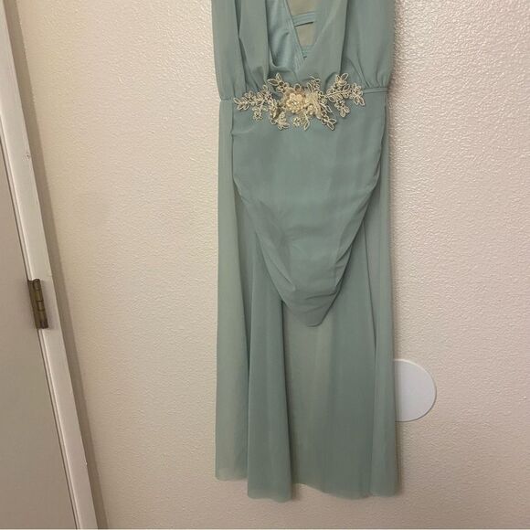 Weissman Dance costume mint sage green dress Watermelon Sugar D13039 SA adult - Picture 3 of 16